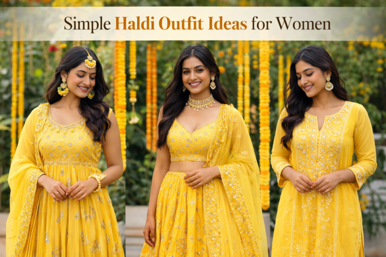 Simple Haldi Outfit Ideas for Women