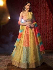 Embellished Semi-Stitched Lehenga & Blouse With Dupatta