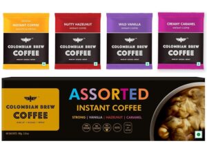 COLOMBIAN BREW COFFEE Colombian Brew Assorted Instant Coffee Powder Box