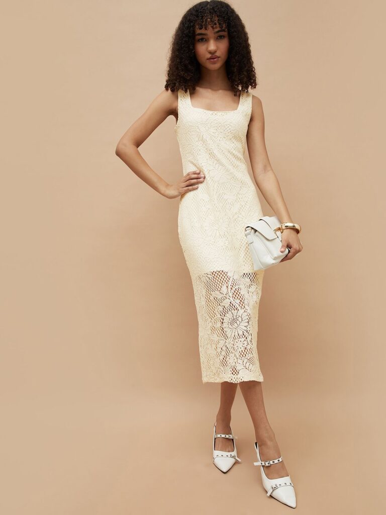 Ginger by Lifestyle Floral Sheath Midi Dress