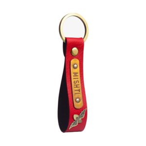 Personalized Vegan Premium Leather Keychain