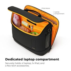MOKOBARA The Transit Briefcase Vegan Leather & Nylon 15L Laptop