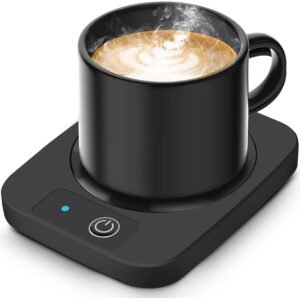 USB Electric Coffee Warmer for Desk with Aluminum Metal Panel