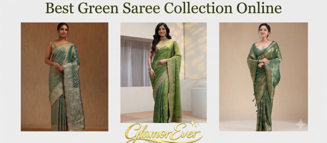 Best Green Saree Collection Online
