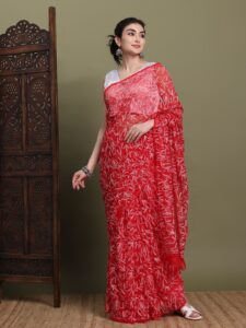 Fashionable Chikan Handikraft Ethnic Motifs Chikankari Saree