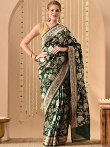 The Weavers Shop Woven Design Zari Art Silk Designer Banarasi Saree