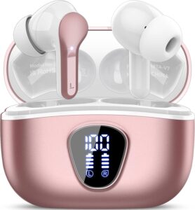 Wireless Earbuds, Bluetooth 5.4 Headphones HiFi Stereo