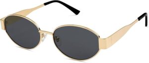 CREEK Retro Oval Sunglasses for Women