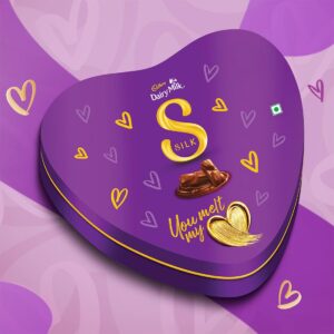 Cadbury Dairy Milk Silk Heart Shaped Valentine's Chocolate Gift Box