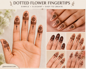Dotted Flower Fingertips