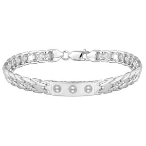 GIVA 925 Silver Independent Thinker Bracelet For Him