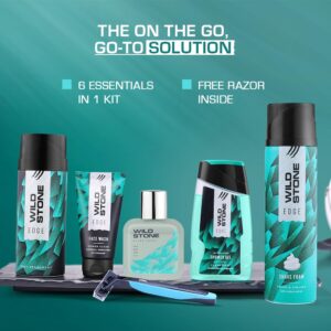 Wild Stone Edge Grooming Kit l Professional Shaving Kit for Men