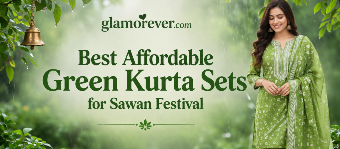 Best Affordable Green Kurta Sets for Sawan Festival