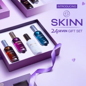 Skinn 24Seven Gift Pack EDP - 20 ml x 4, Perfume for men