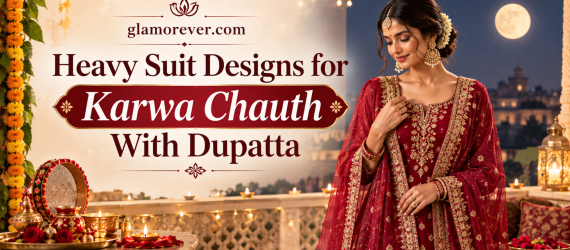 Heavy Suit Designs for Karwa Chauth